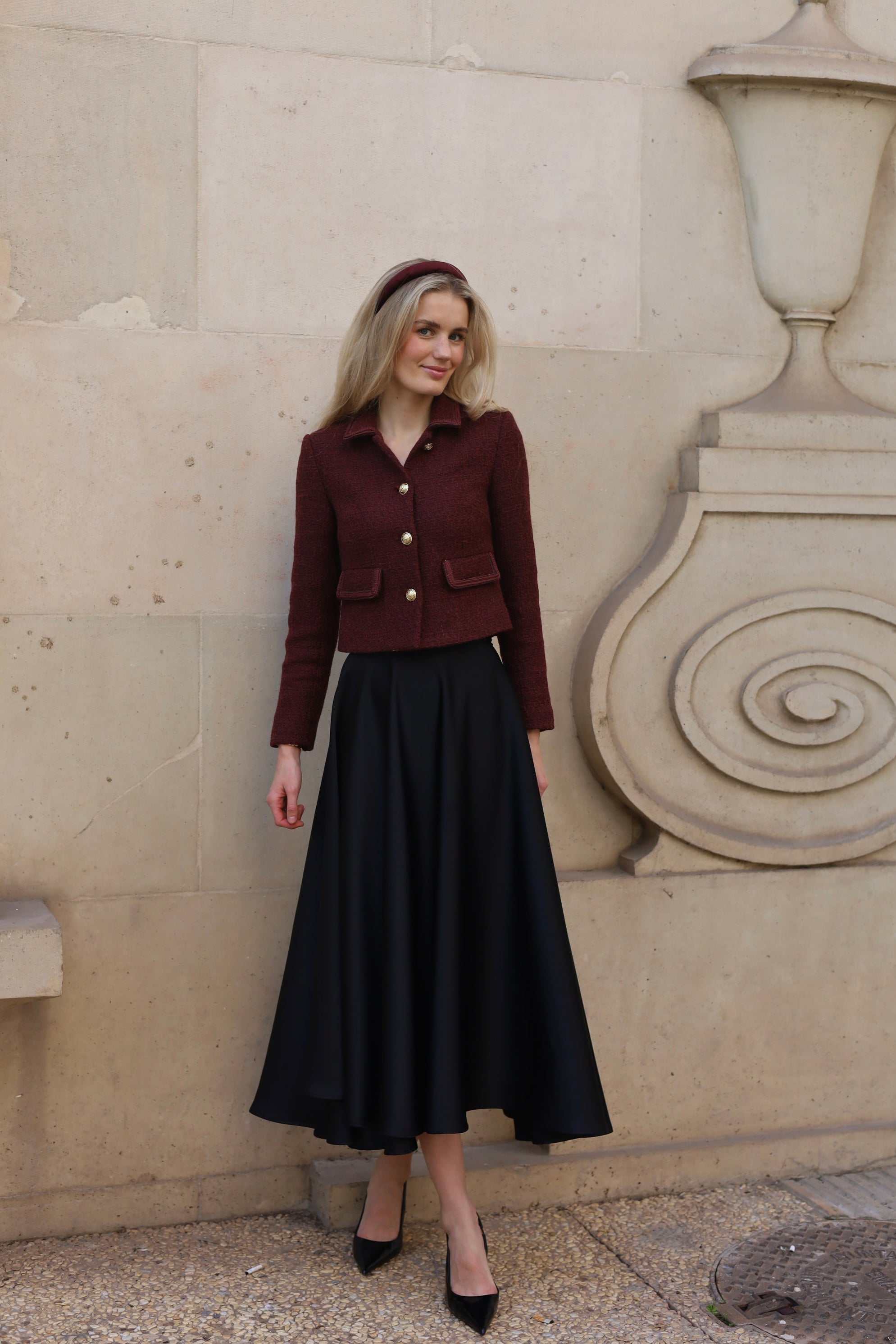 Ballerina Midi Skirt | Noir