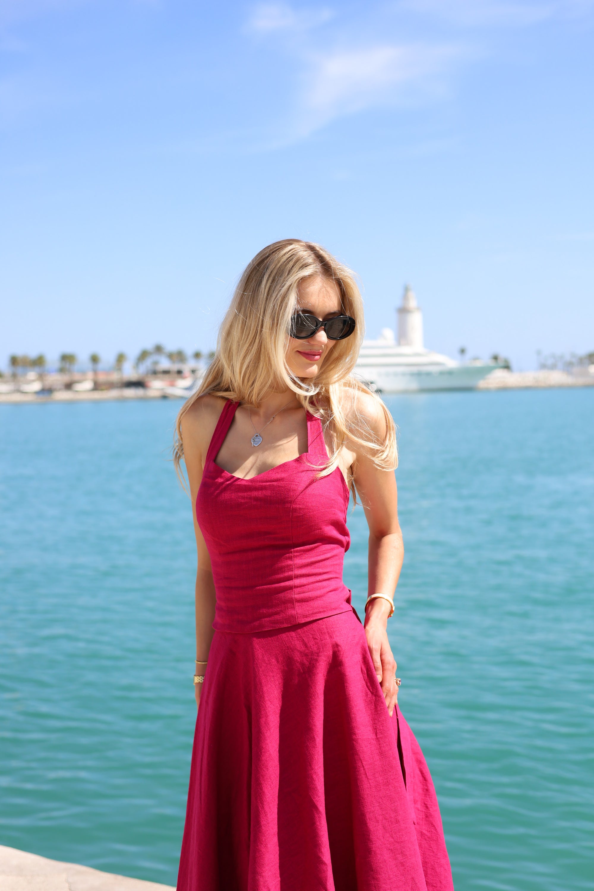 Ballerina Midi Skirt | Cherry