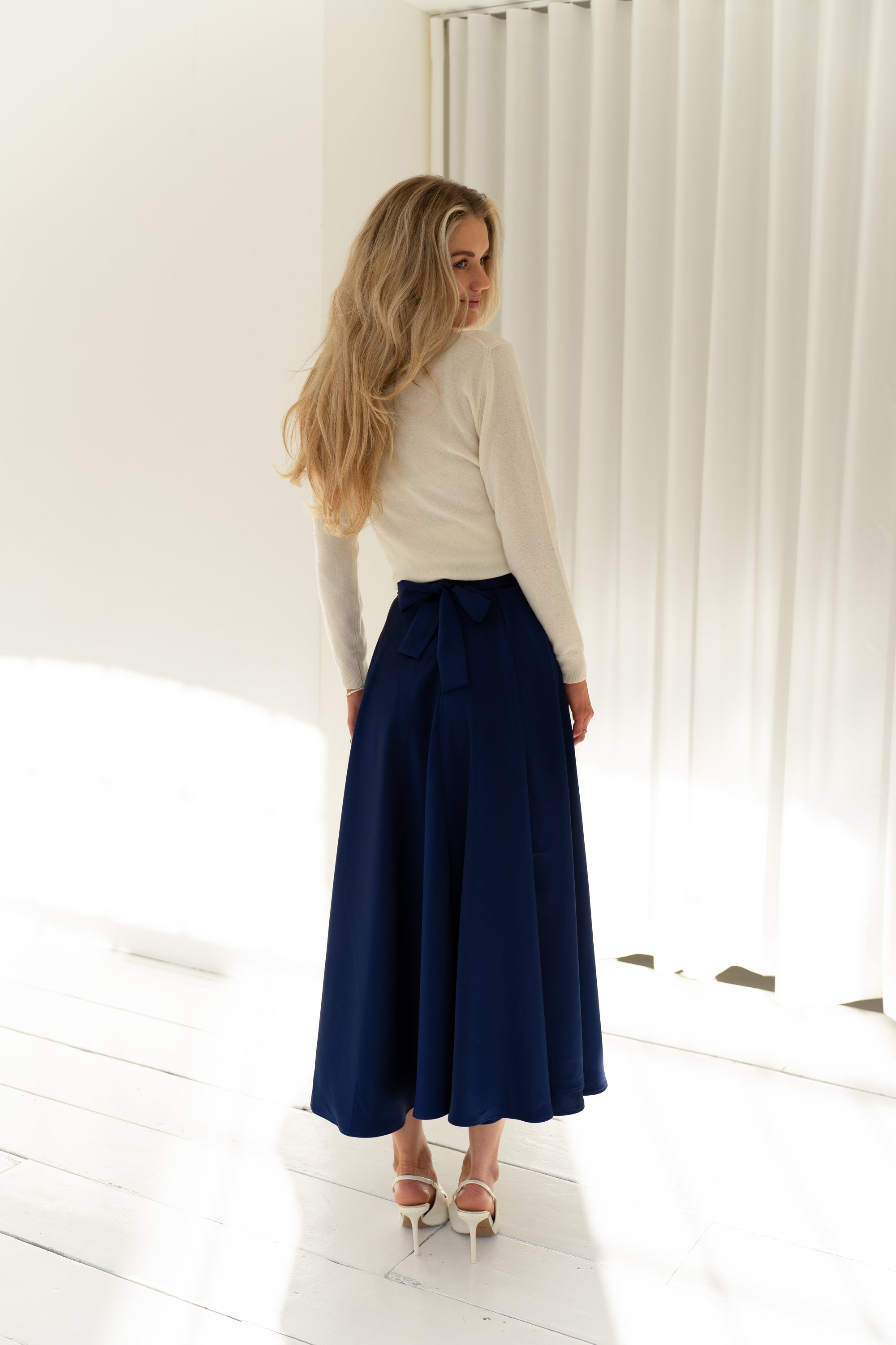 Ballerina Midi Skirt | Navy