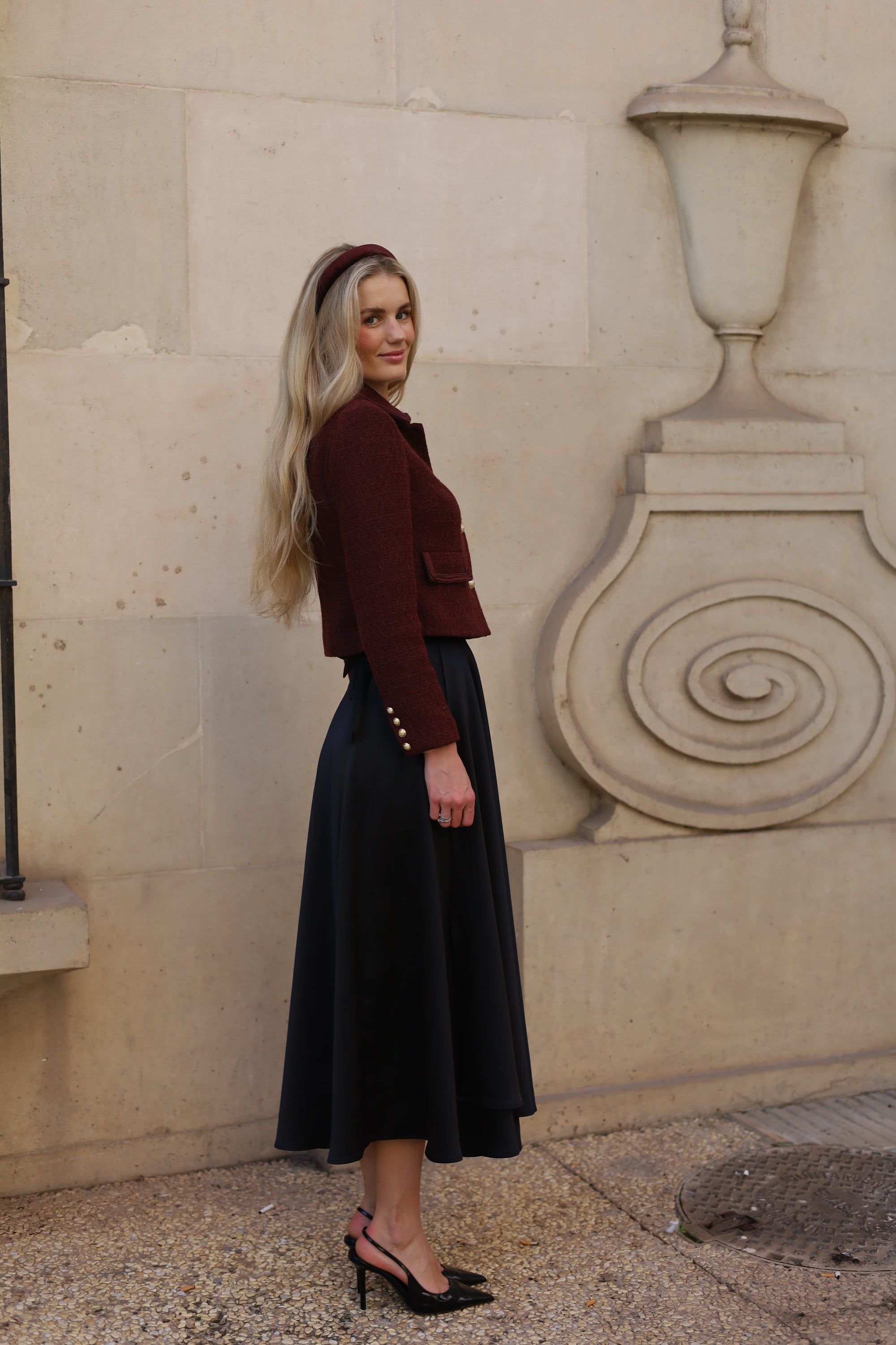 Ballerina Midi Skirt | Noir