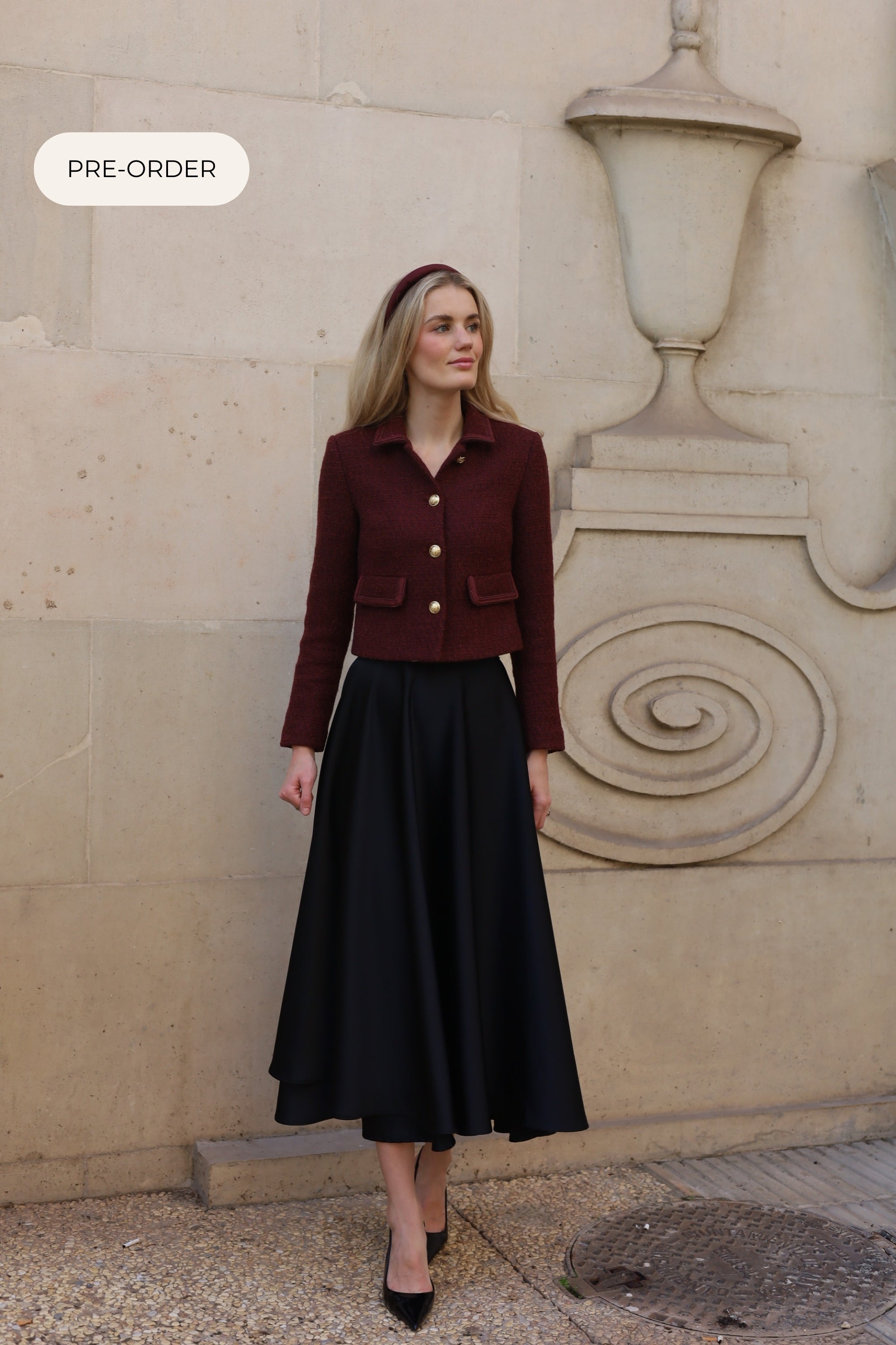 Ballerina Midi Skirt | Noir