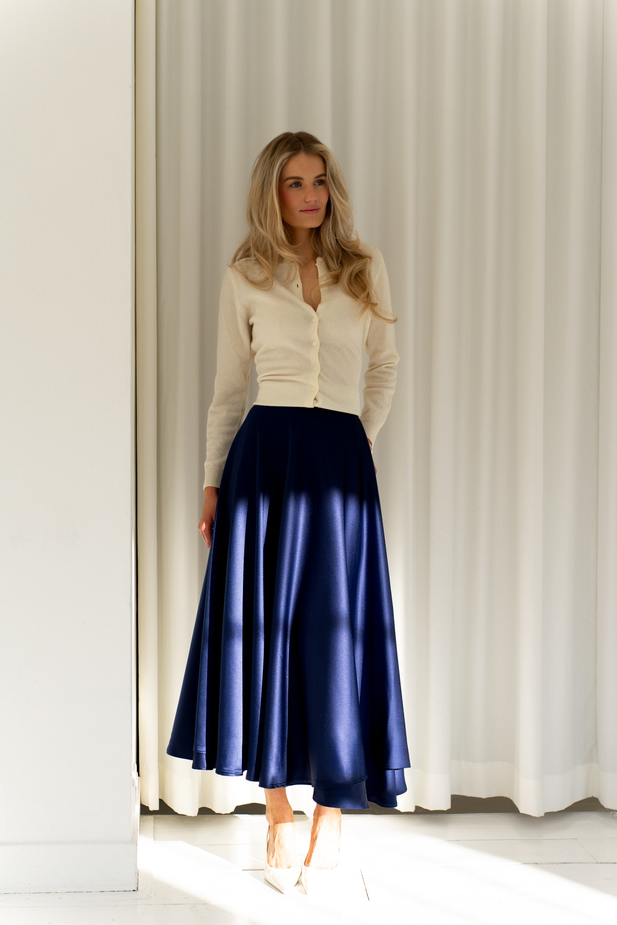 Ballerina Midi Skirt | Navy