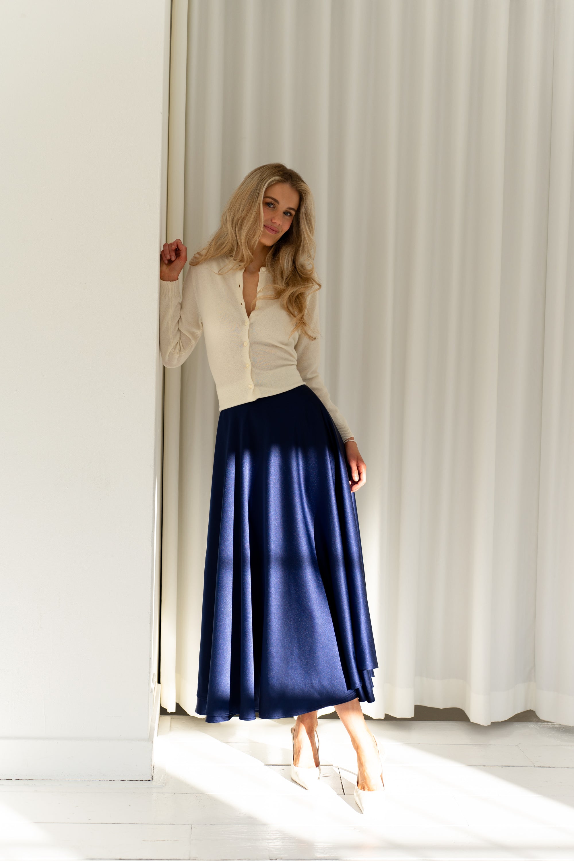 Ballerina Midi Skirt | Navy