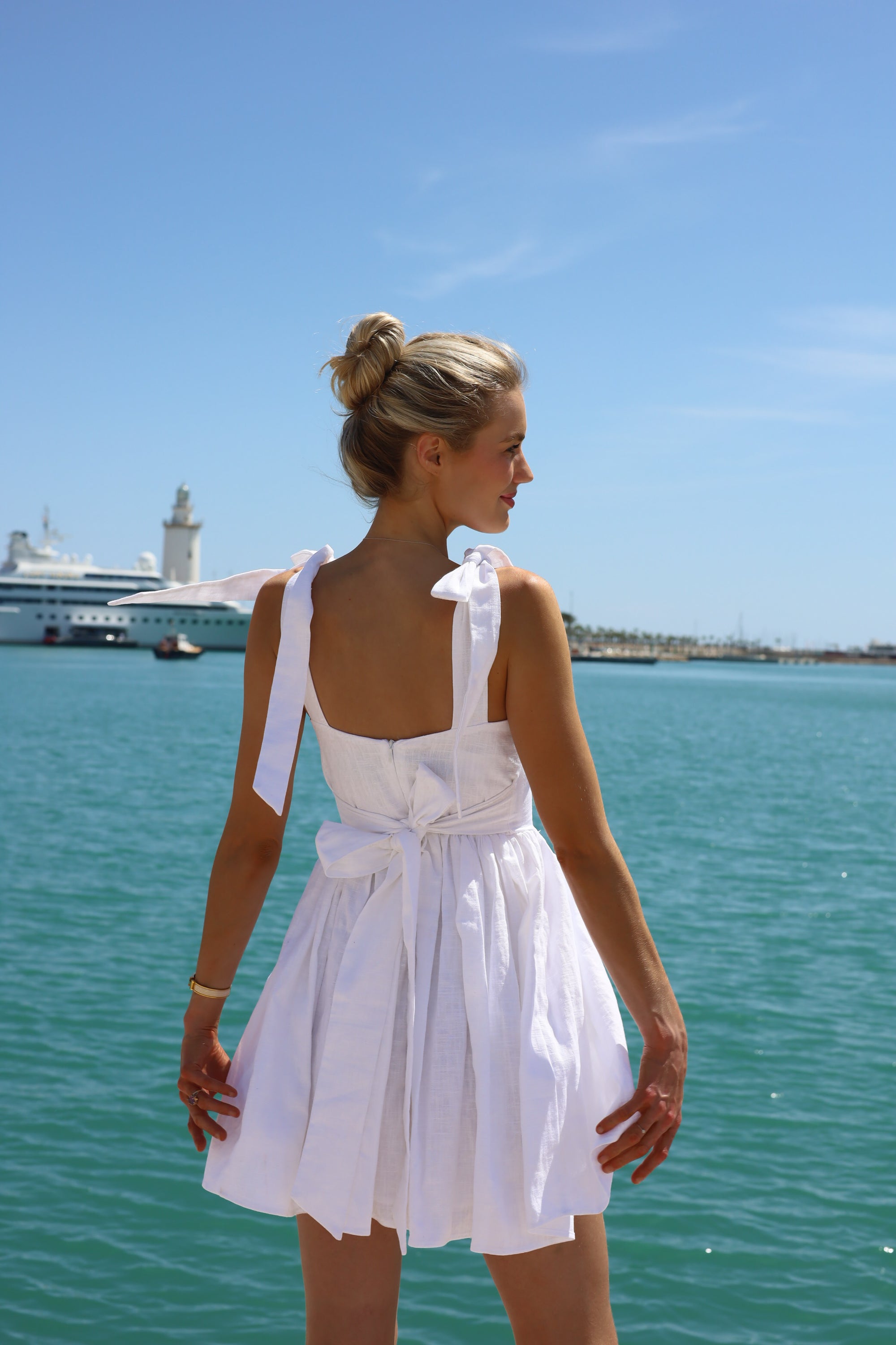 Cloud Linen Dress | Ivory