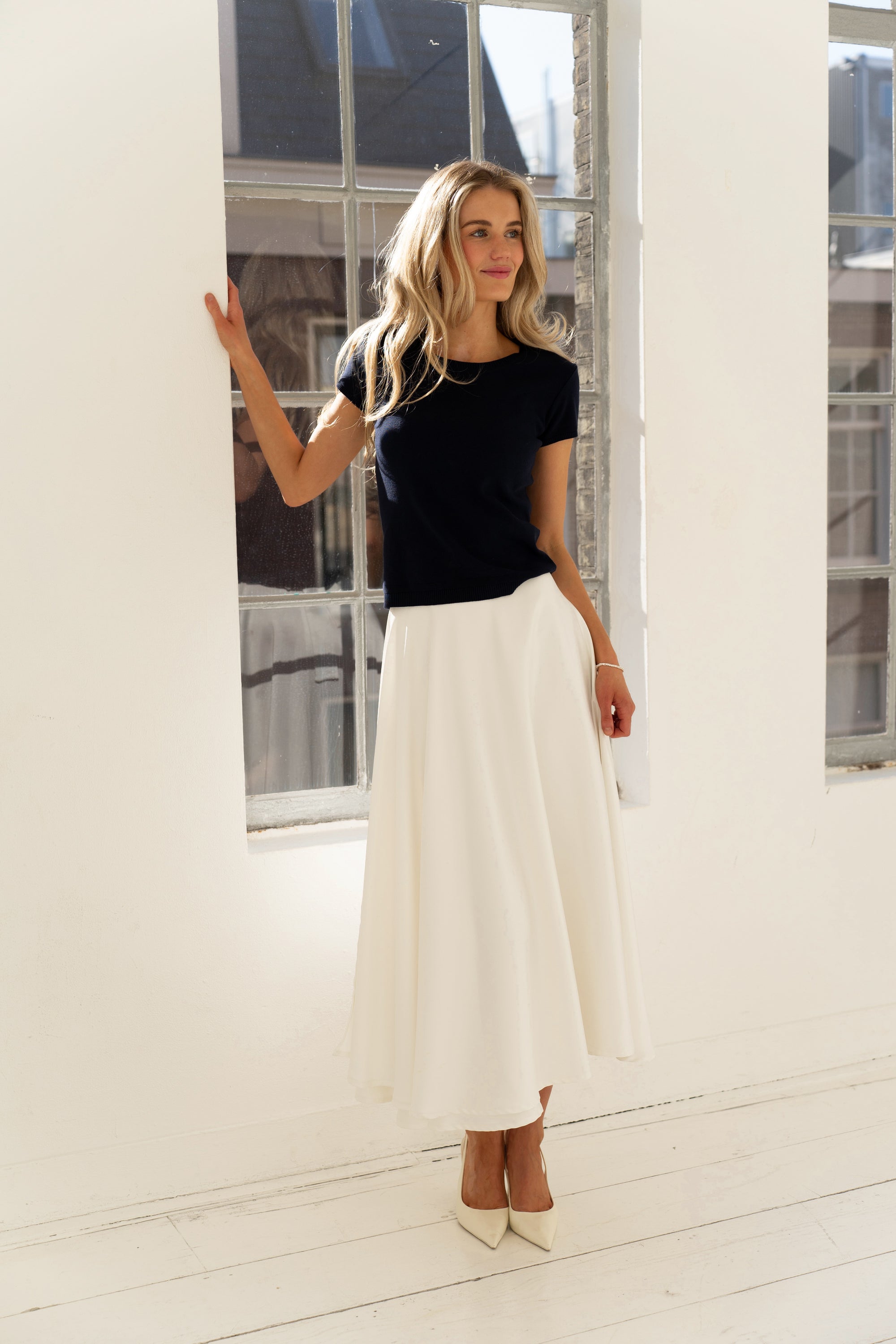 Ballerina Midi Skirt | Ivory