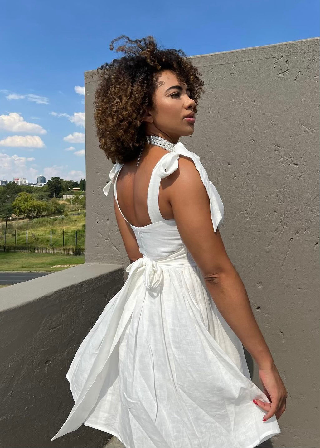 Cloud Linen Dress | Ivory
