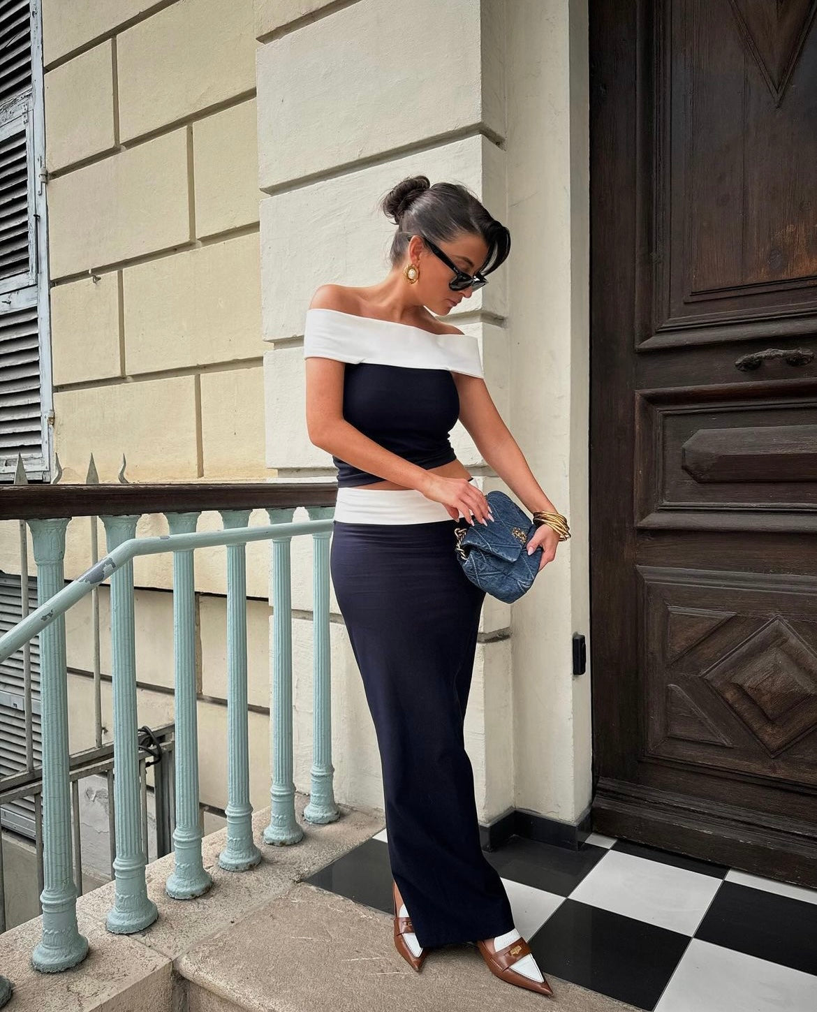 Essential Midi Skirt | Midnight