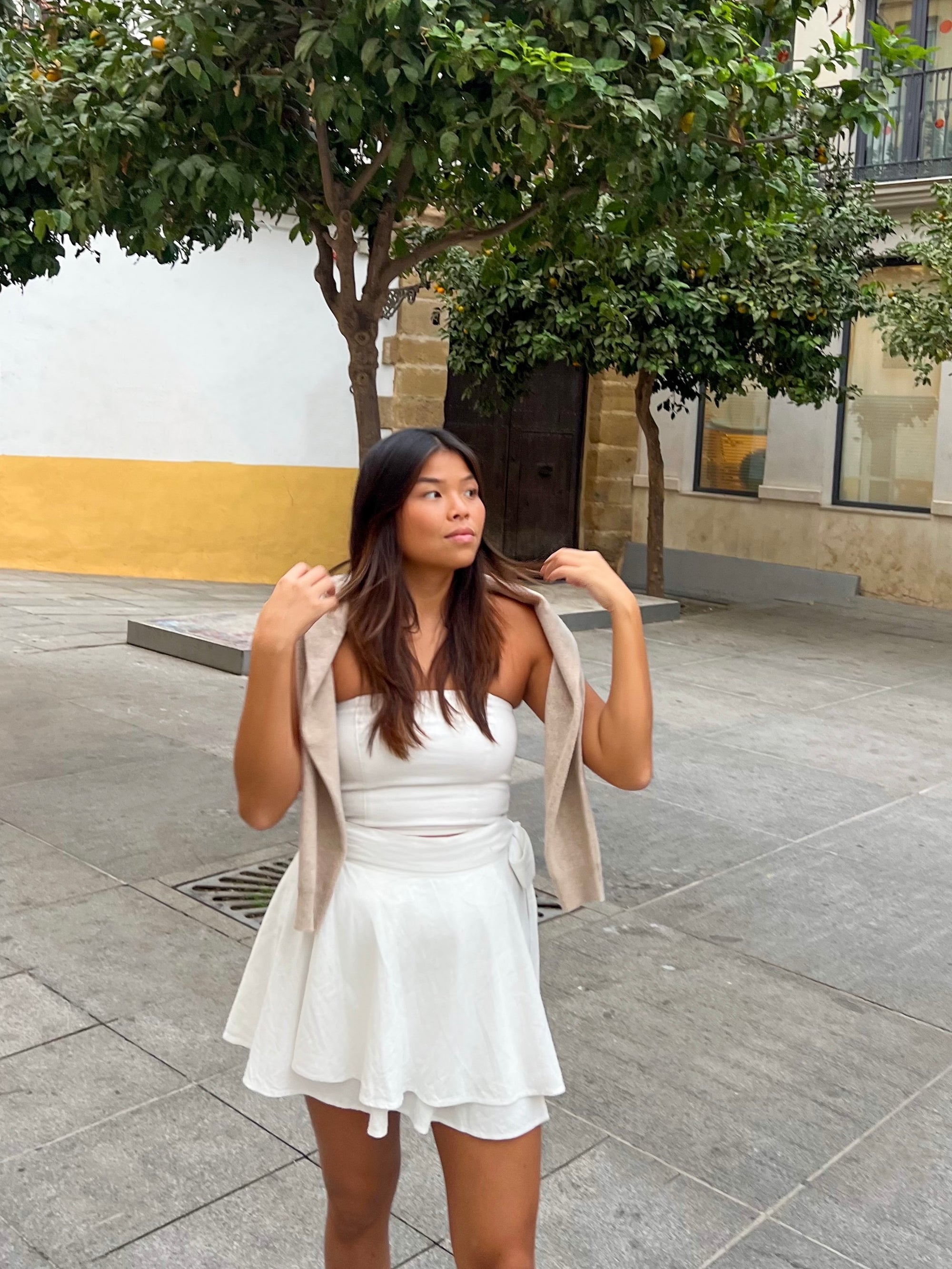 Linen Top | Ivory