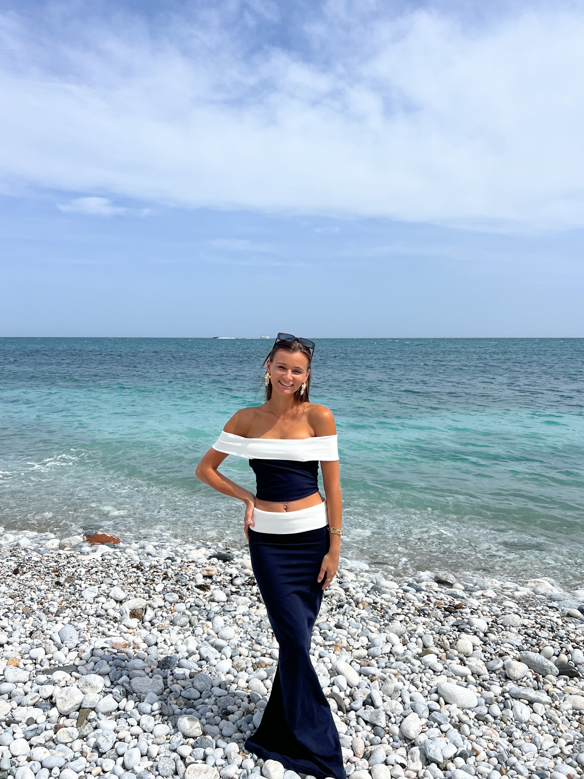 Essential Midi Skirt | Midnight