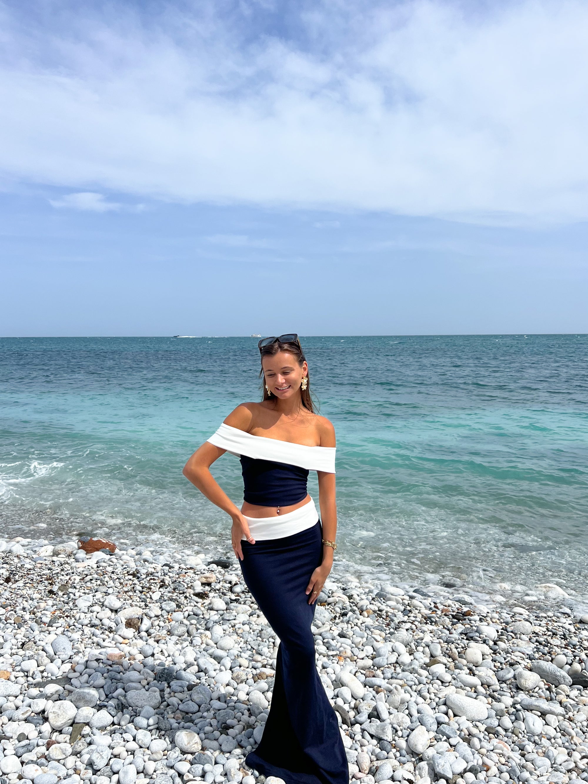 Essential Midi Skirt | Midnight
