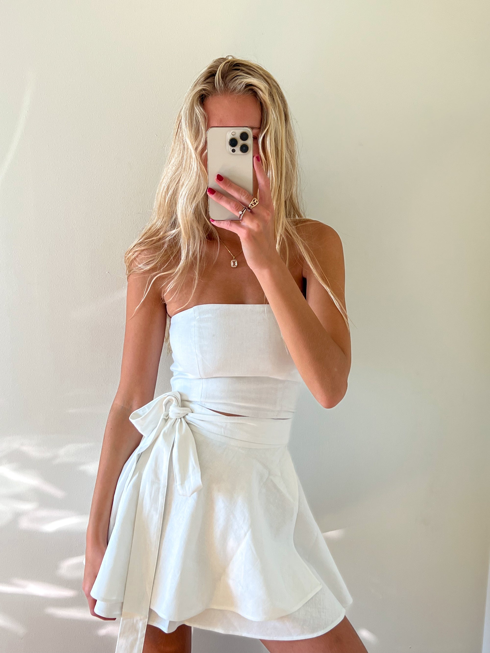 Linen Top | Ivory
