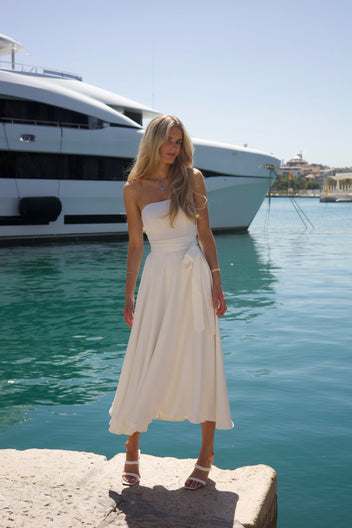 BLOSSOM DREAM BALLERINA WOVEN FULL MIDI SKIRT