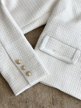 Tweed bouclé Jacket | Cream