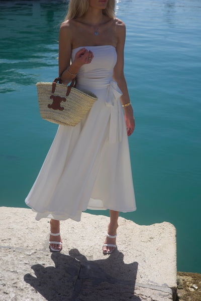 BLOSSOM DREAM BALLERINA WOVEN FULL MIDI SKIRT