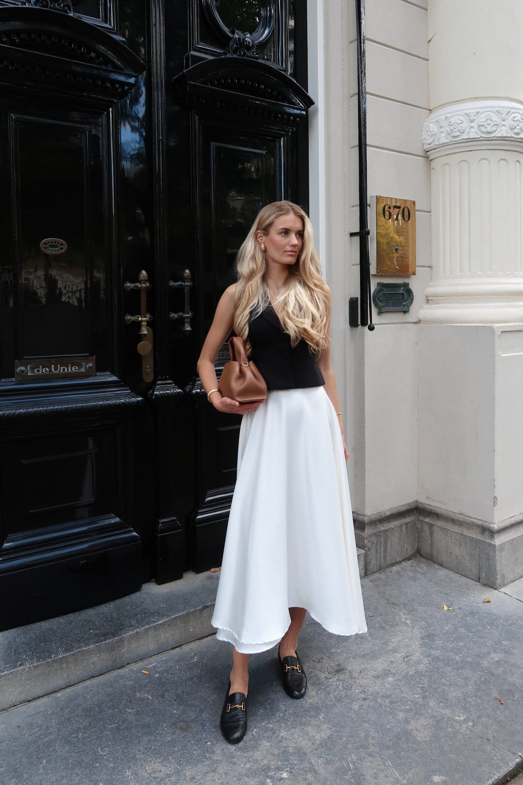 BLOSSOM DREAM BALLERINA WOVEN FULL MIDI SKIRT main image 1